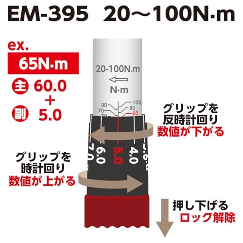  エマーソン Emerson トルク調整が簡単らくらくなトルクレンチ ロックリング式 差込角 9 5 mm 3 8インチ 20 100 N m 高精度±3 ギア 検査証明書付き 自動車 バイク 自転車 整備 修理工具 作業工具 ac 30 abb その他 キッチン 食器