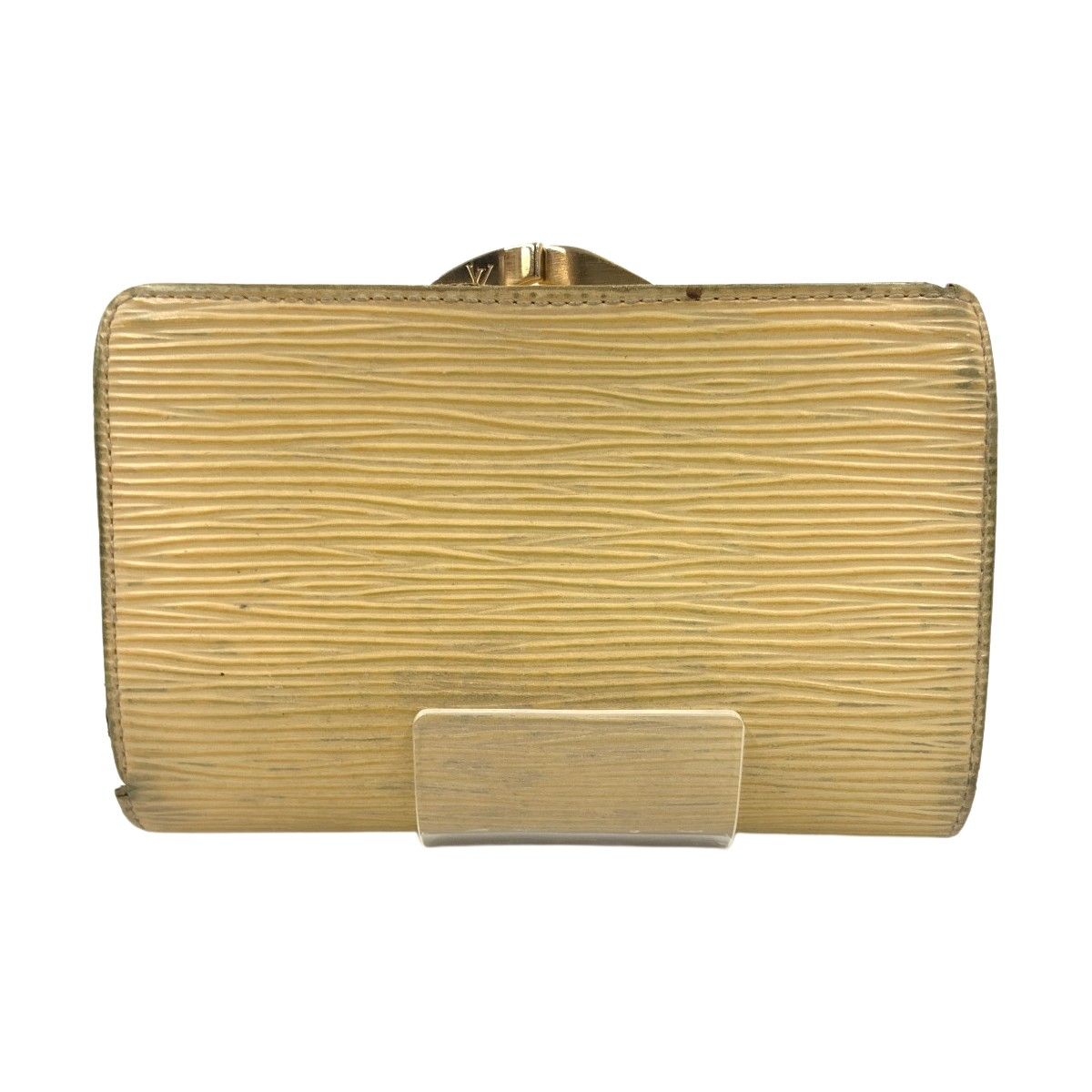 〇〇LOUIS VUITTON ルイヴィトン ポルトモネビエ ヴィエノワ エピ 二つ折り財布 M 63249 イエロー 現状渡し 品