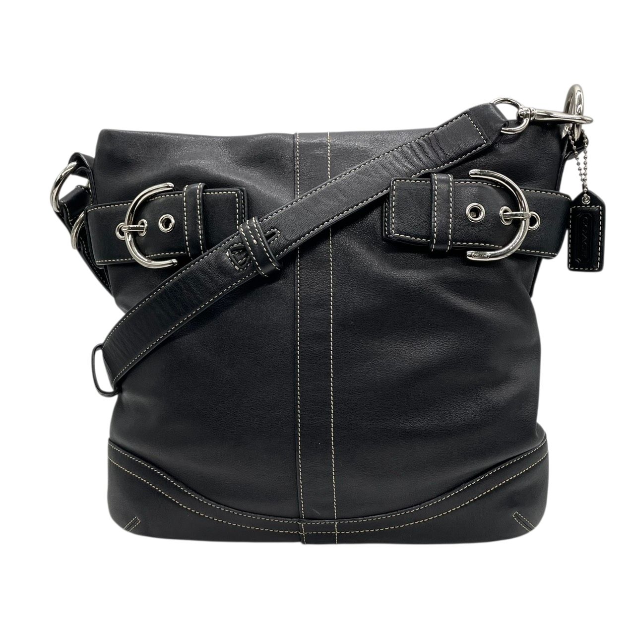 【極美品】コーチ ソーホー ショルダーバッグ レザー 本革 ブラック 黒 美品】コーチ COACH ソーホー レザー ショルダーバッグ 斜め掛け