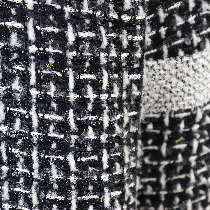 美品】CHANEL シャネル ツイードジャケット P57217 メタリック ノー