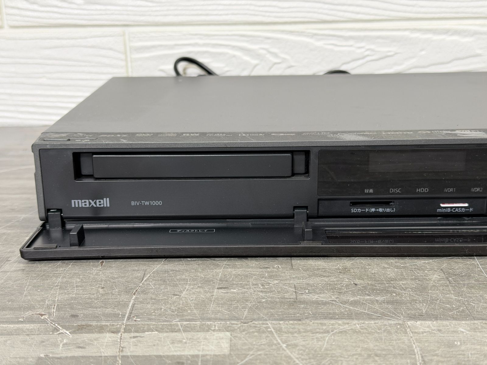 maxell BIV-TW1000 iV BLUEアイヴィブルー 1TB 3チューナー ブルーレイ