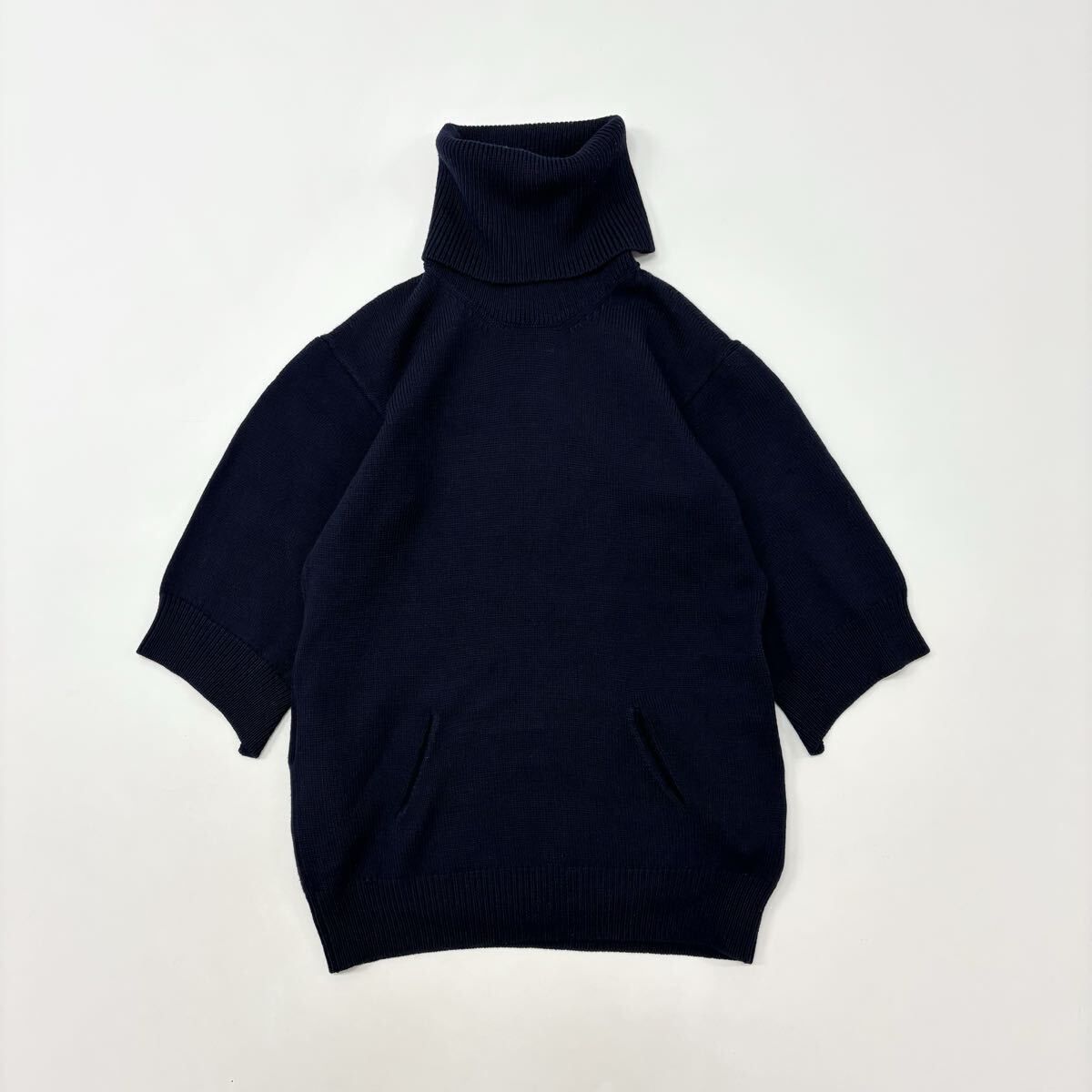 Yohji Yamamoto ヨウジヤマモト アルパカ 混 タートル ニット 異素材