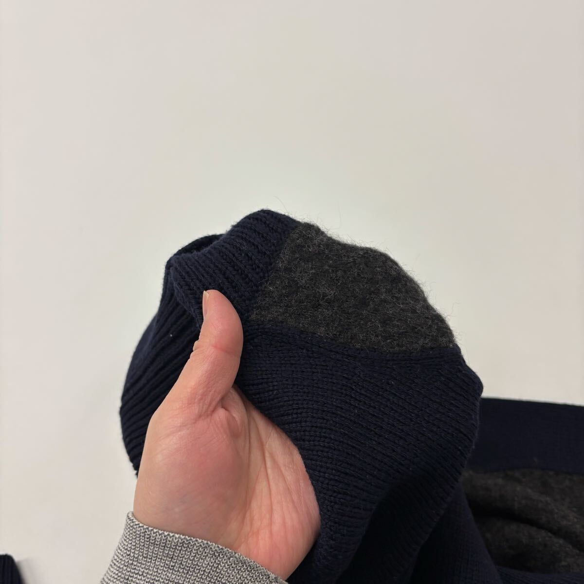 Yohji Yamamoto タートルネックニット アルパカ混 20AW Yohji Yamamoto ヨウジヤマモト アルパカ 混 タートル ニット 異素材