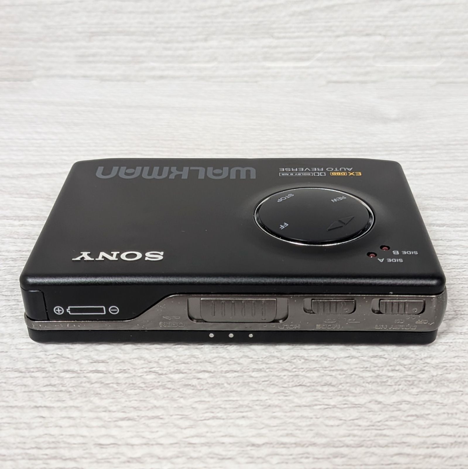 SONY ソニー WM-600 カセットウォークマン ブラック ジャンク品 通電