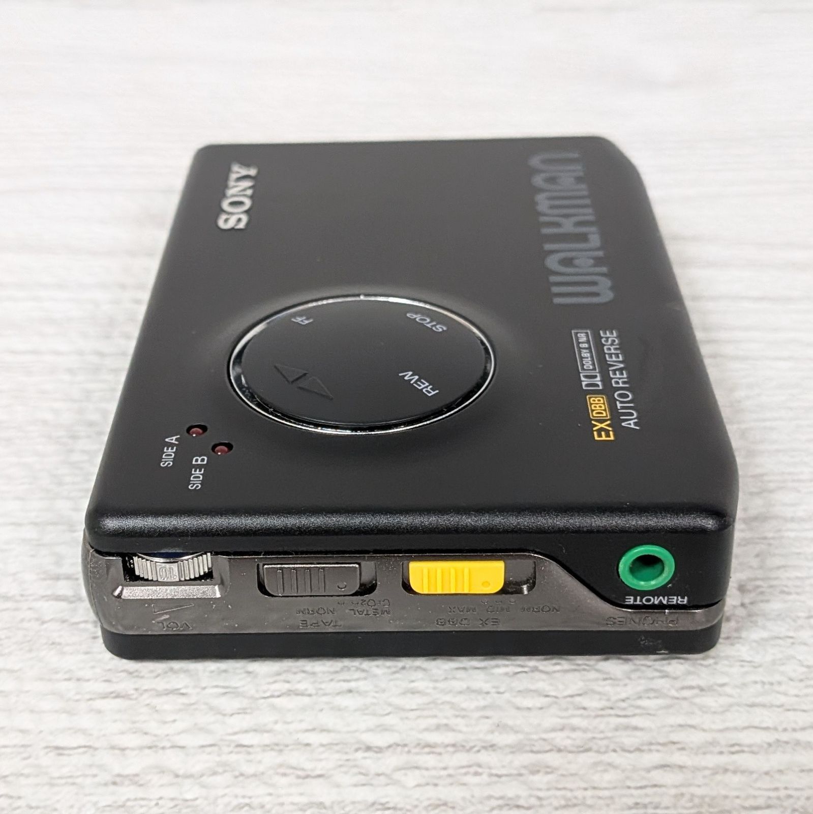 SONY ソニー WM-600 カセットウォークマン ブラック ジャンク品 通電