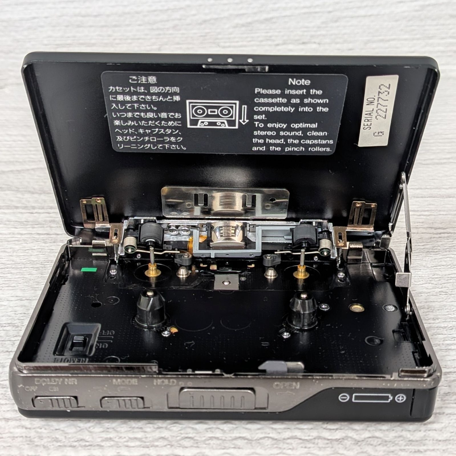 SONY ソニー WM-600 カセットウォークマン ブラック ジャンク品 通電