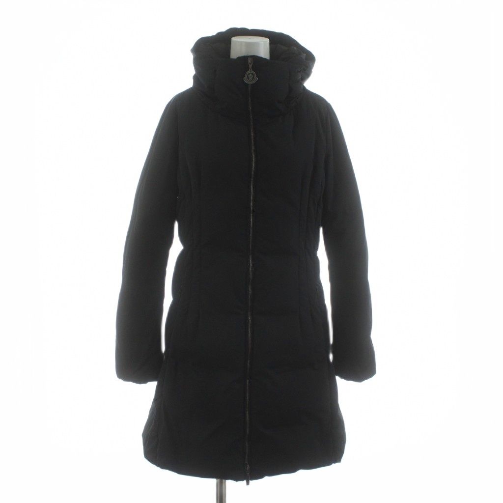 極美品 モンクレール RENNE レンヌ ダウンコート カーキ ロング サイズ0 モンクレール MONCLER RENNE レンヌ ダウンコート ロング ジップアップ