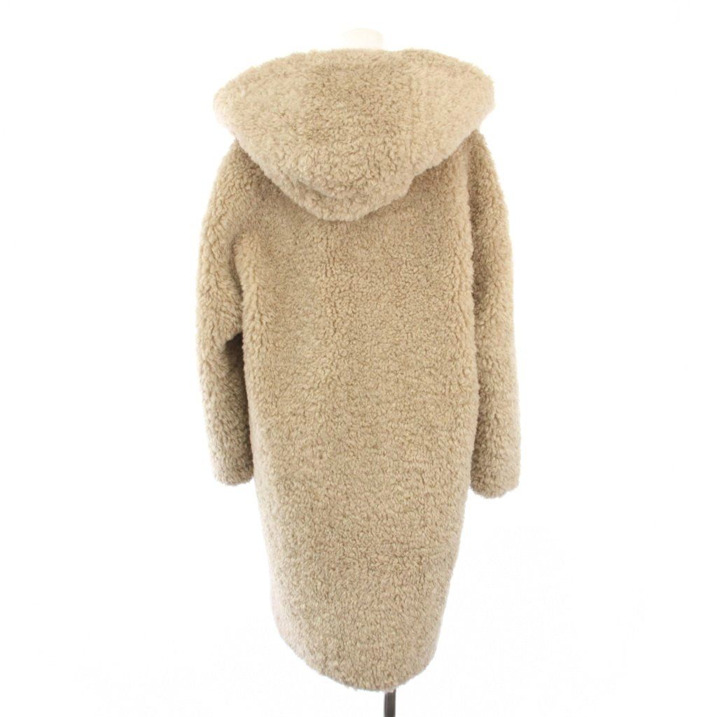  ヘルノ HERNO CURLY FAUX FUR FIT COAT カーリーフェイクファーコート ロング 38 ベージュ GC 0320 D |KH その他 ジャケット アウター