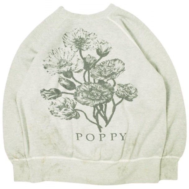 新品 SAINT MICHAEL セントマイケル 24AW 日本製 CREW SWEAT FLOWER