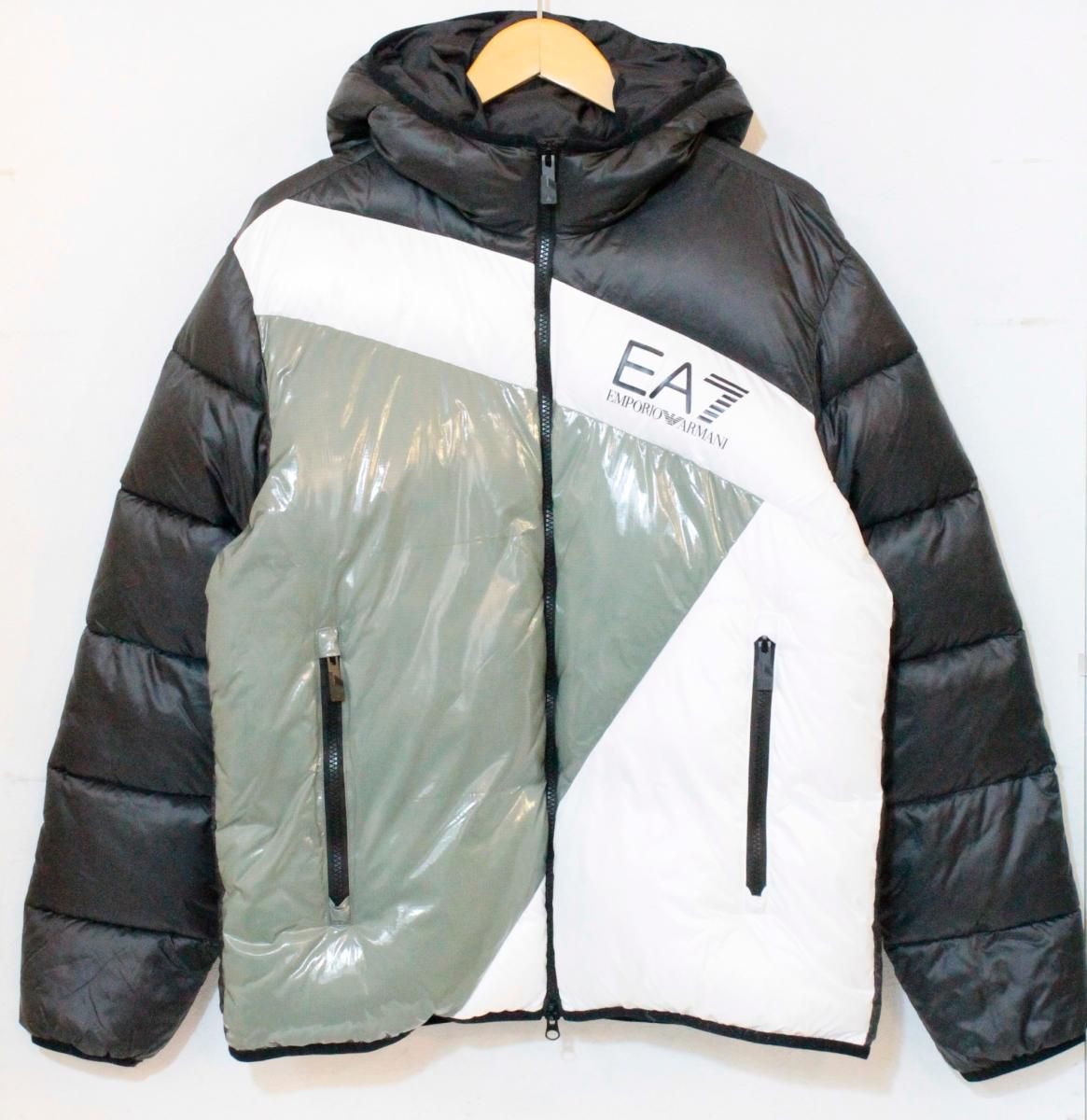 EMPORIO ARMANI メンズ中綿ジャケット M ARMANI|カラーパティング中綿ジャケット|M|マルチカラー|