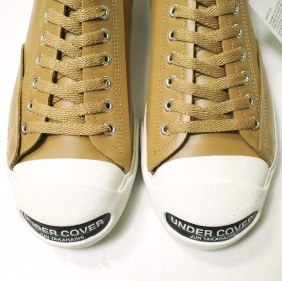 新品 UNDERCOVER アンダーカバー 24AW TOE LOGO LEATHER SNEAKERS