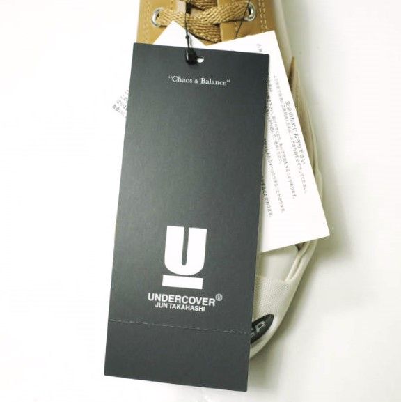 新品 UNDERCOVER アンダーカバー 24AW TOE LOGO LEATHER SNEAKERS