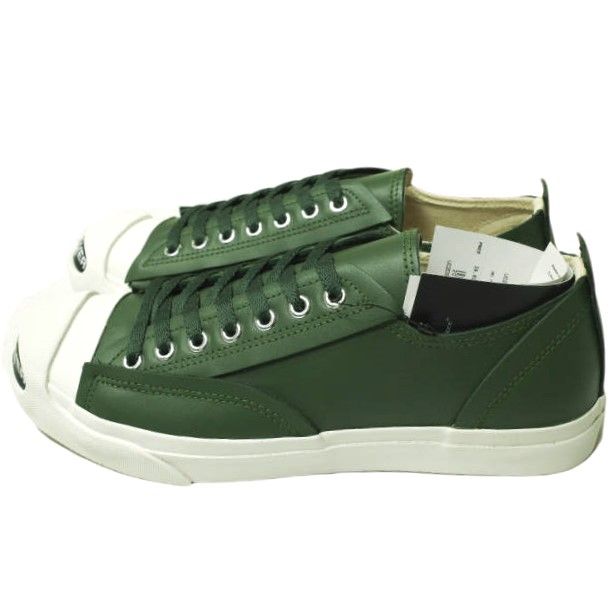 アンダーカバー 24 AW TOE LOGO LEATHER トゥロゴ レザースニーカー L 27-27.5 cm GREEN スニーカー シューズ g 24871