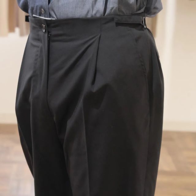 un|unbient アン 23 SS 日本製 PULL PANTS-T プルパンツ UNPT 65 2 BLACK パンツ アンビエント スラックス ボトムス g 24805 スラックス パンツ メンズ