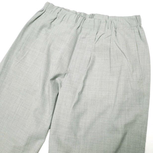 新品 un/unbient アン 24SS 日本製 EASY TROUSERS トロピカルウール 2