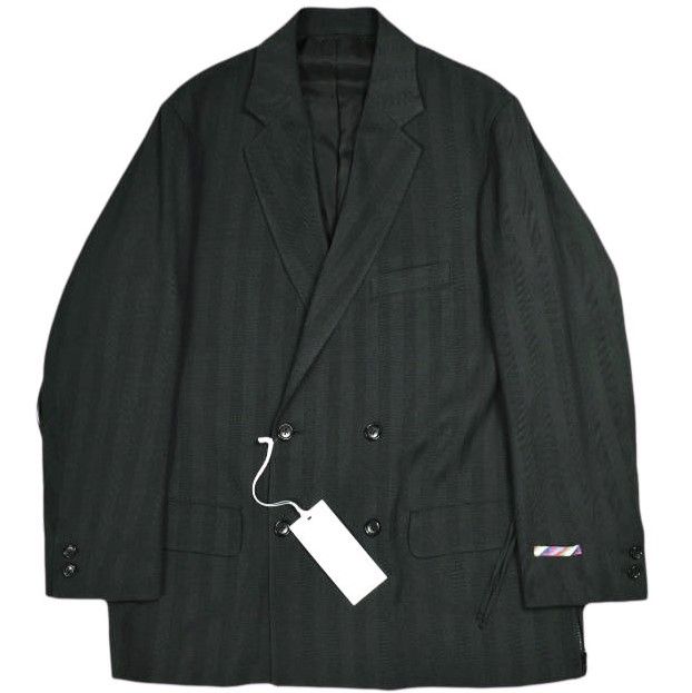 Graphpaper x is-ness グラフペーパー イズネス 24 AW 別注 日本製 Vintage Wool Double Jacket ヴィンテージウールダブルジャケット GM 244-20019 1 BLACK アウター g 24928