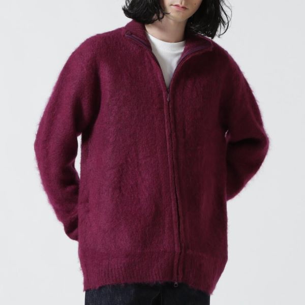Needles ニードルス 23AW 日本製 ZIPPED MOHAIR CARDIGAN - SOLID