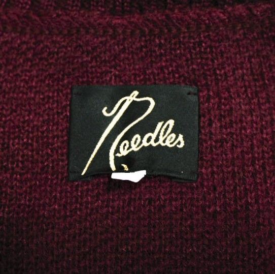 Needles ニードルス 23AW 日本製 ZIPPED MOHAIR CARDIGAN - SOLID ジップモヘアカーディガン NS283 L Bordeaux モヘヤ ニット トップス【中古】【Needles】 Needles ニードルス 23AW 日本製 ZIPPED MOHAIR CARDIGAN - SOLID