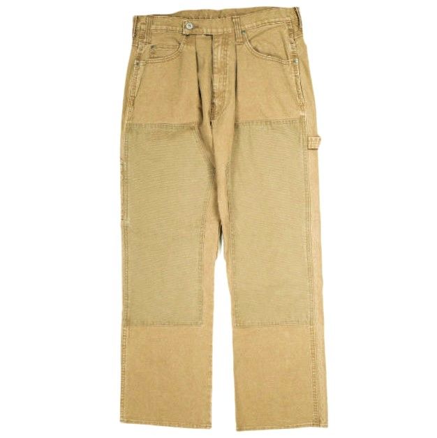 CHANGES チェンジーズ 日本製 DOUBLE KNEE DUCK PANTS ダブルニーダックパンツ Free Beige DICKIES ペインター ワーク ボトムス g 24829