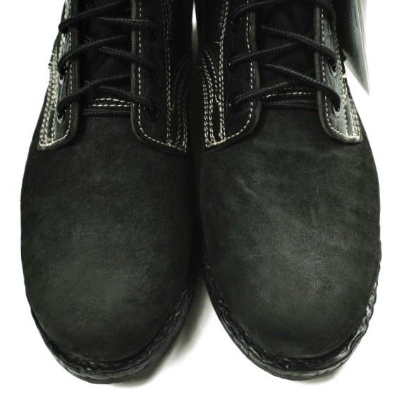  visvim ビズビム 24 SS 7 HOLE 73-FOLK ホースレザー7ホールレースアップブーツ M 8.5 26.5-27.0 cm BLACK ヴィズヴィム 定価193 600円 シューズ g 24907 ワークブーツ ブーツ 革靴