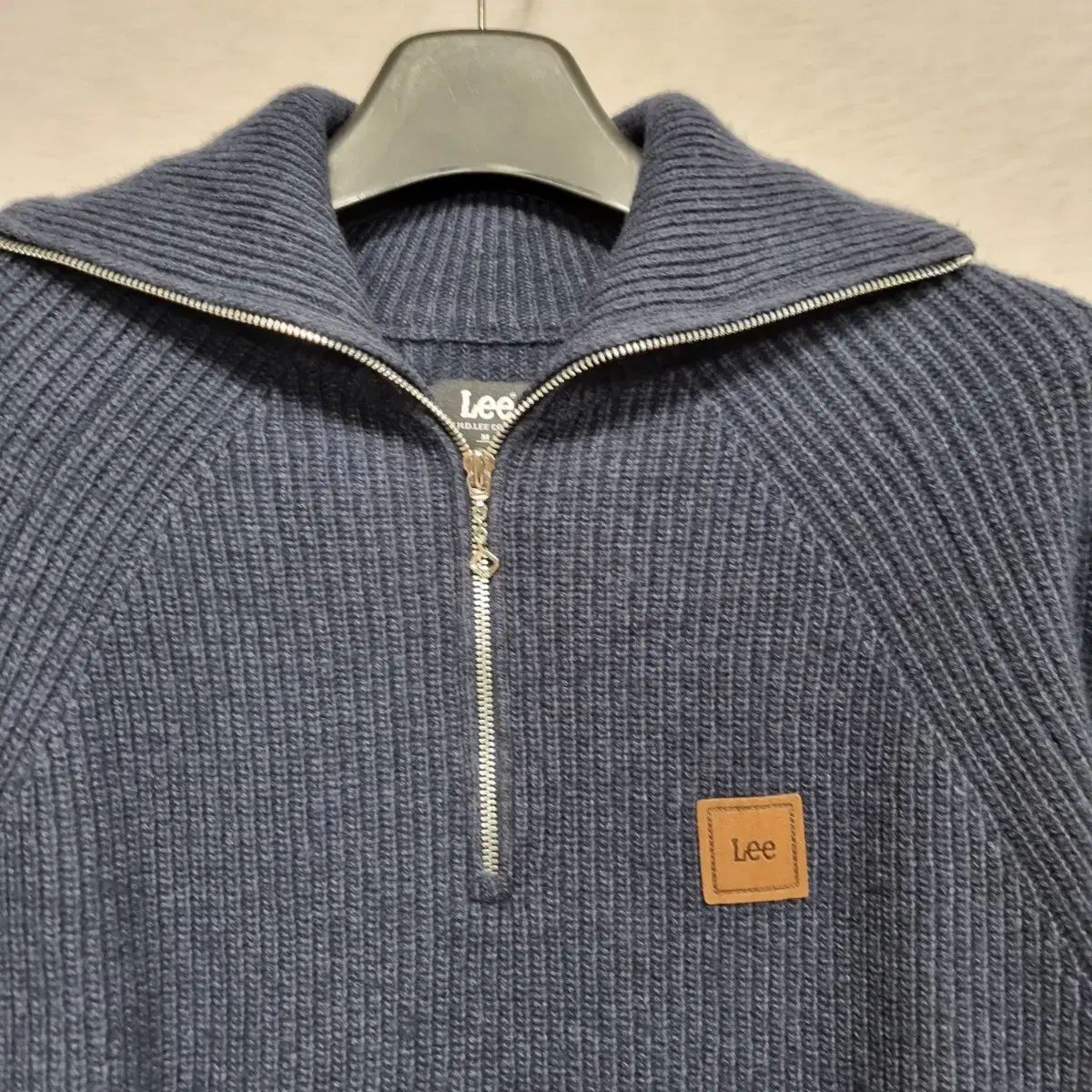 ㅡLee ゴージ ハーフジップ ニット メンズM ㅡ0112