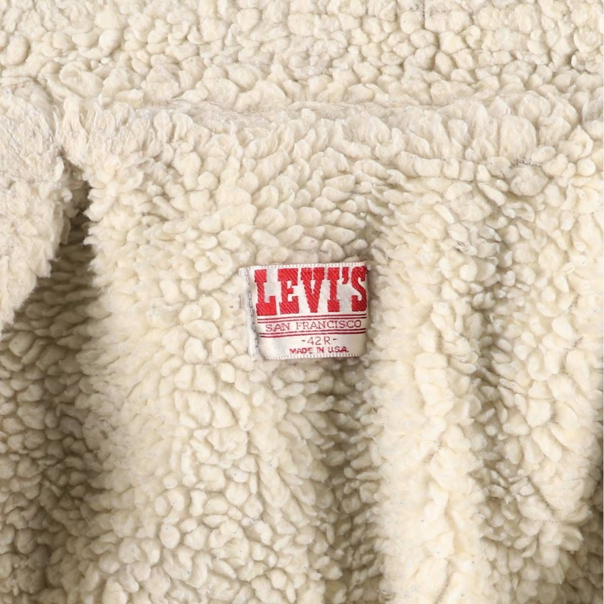 古着 80~90年代 リーバイス Levi's 70608-0216 中綿入り デニムボア