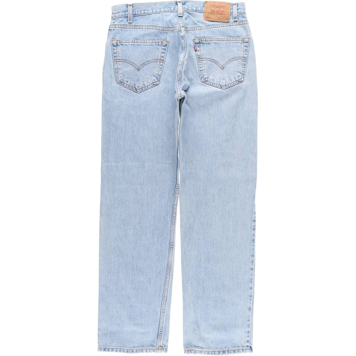 古着 90年代 リーバイス Levi s 505-4834 REGULAR FIT LEG テーパードデニムパンツ メンズw 33相当 ヴィンテージ|eaa 480427
