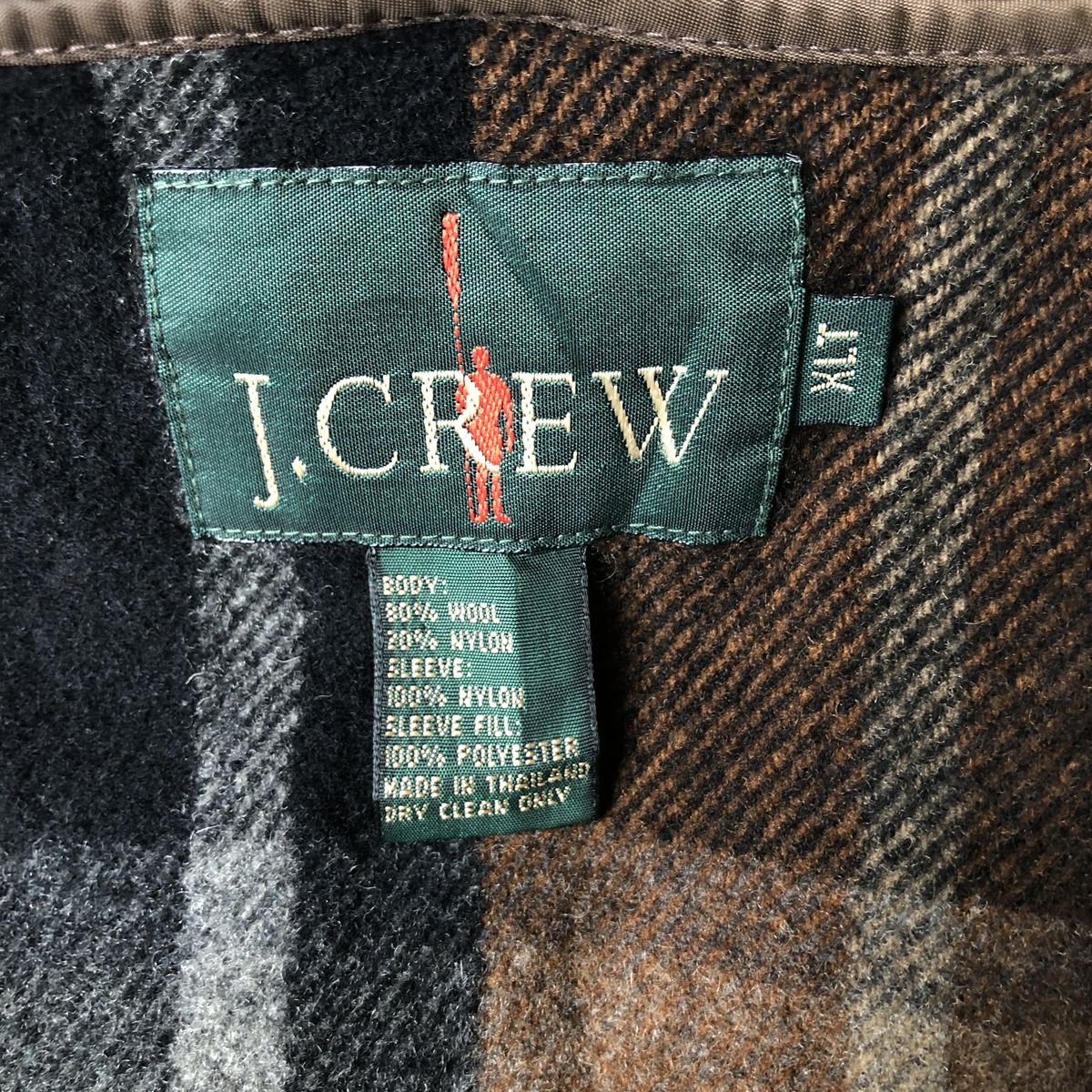 XL J.CREW ウール ジャケット カバーオール ビンテージ グレー XL J.CREW ウール ジャケット カバーオール ビンテージ グレー