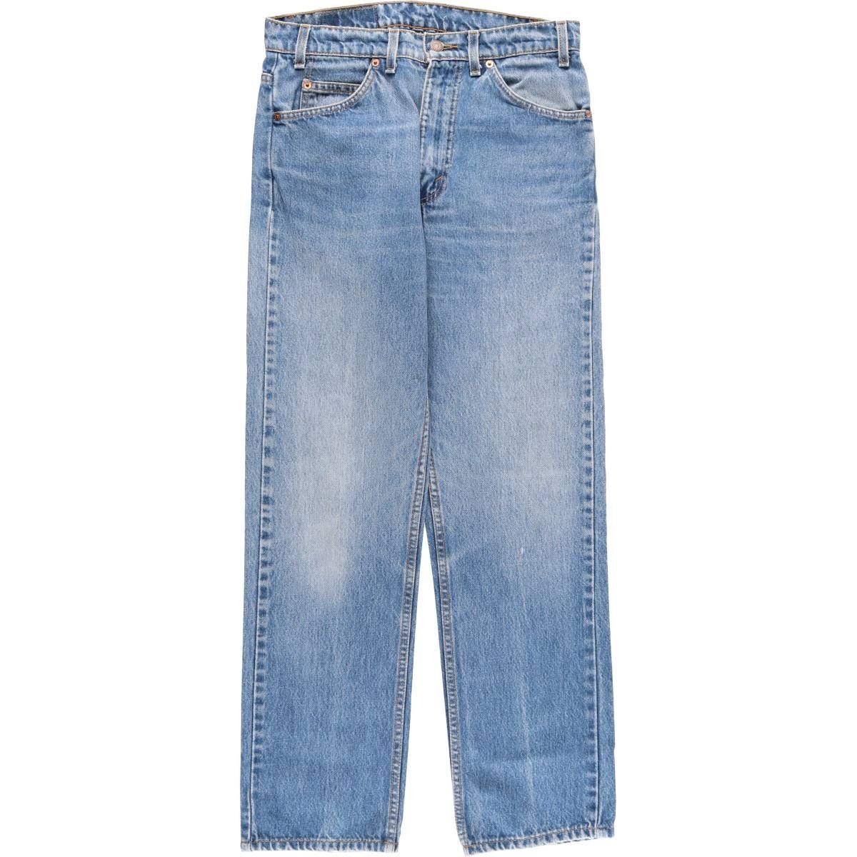 古着 90年代 リーバイス Levi s 40505-0215 REGULAR FIT LEG オレンジタブ テーパードデニムパンツ |eaa 482267