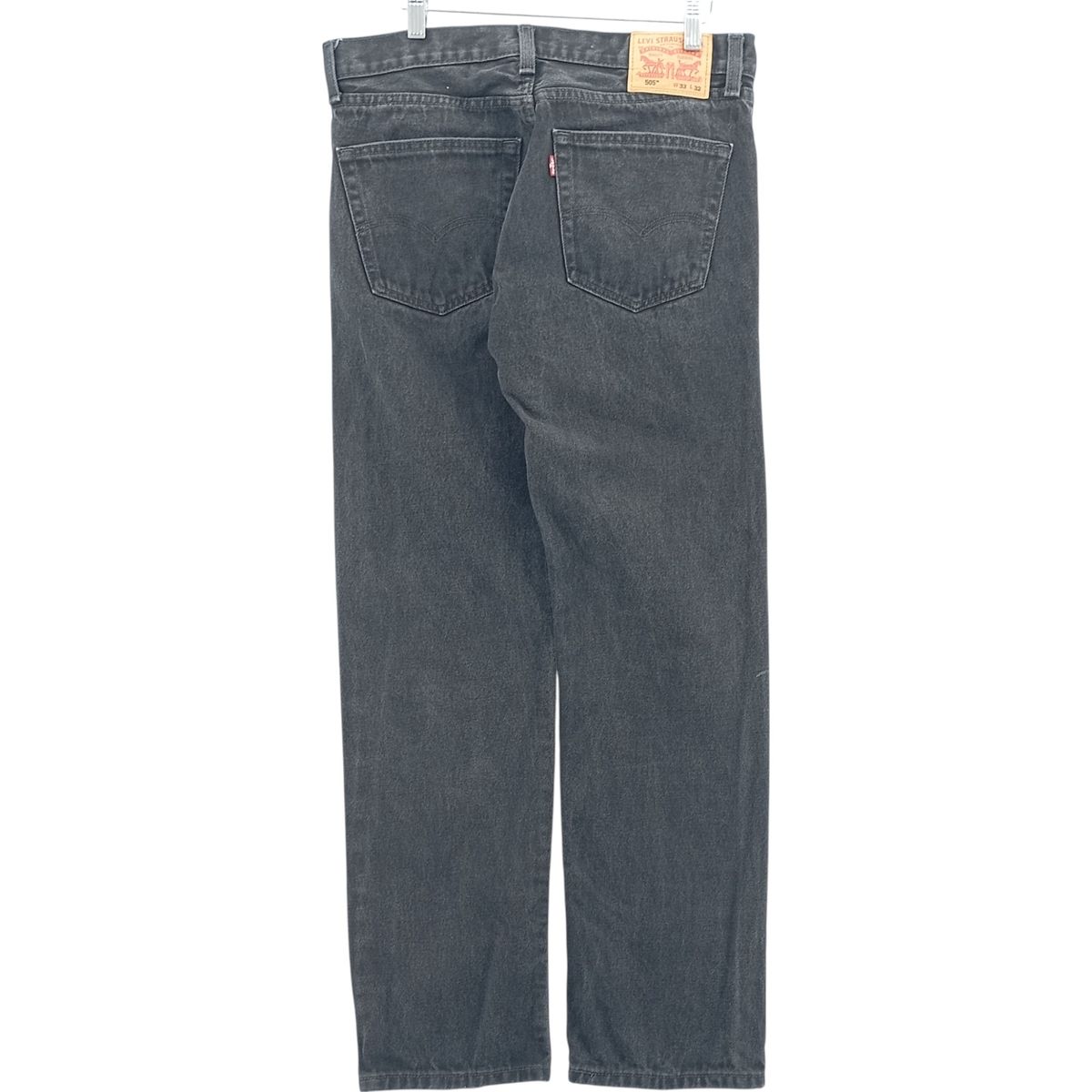 古着 リーバイス Levi s 505 ブラックデニム テーパードデニムパンツ メンズw 33相当|eaa 419895