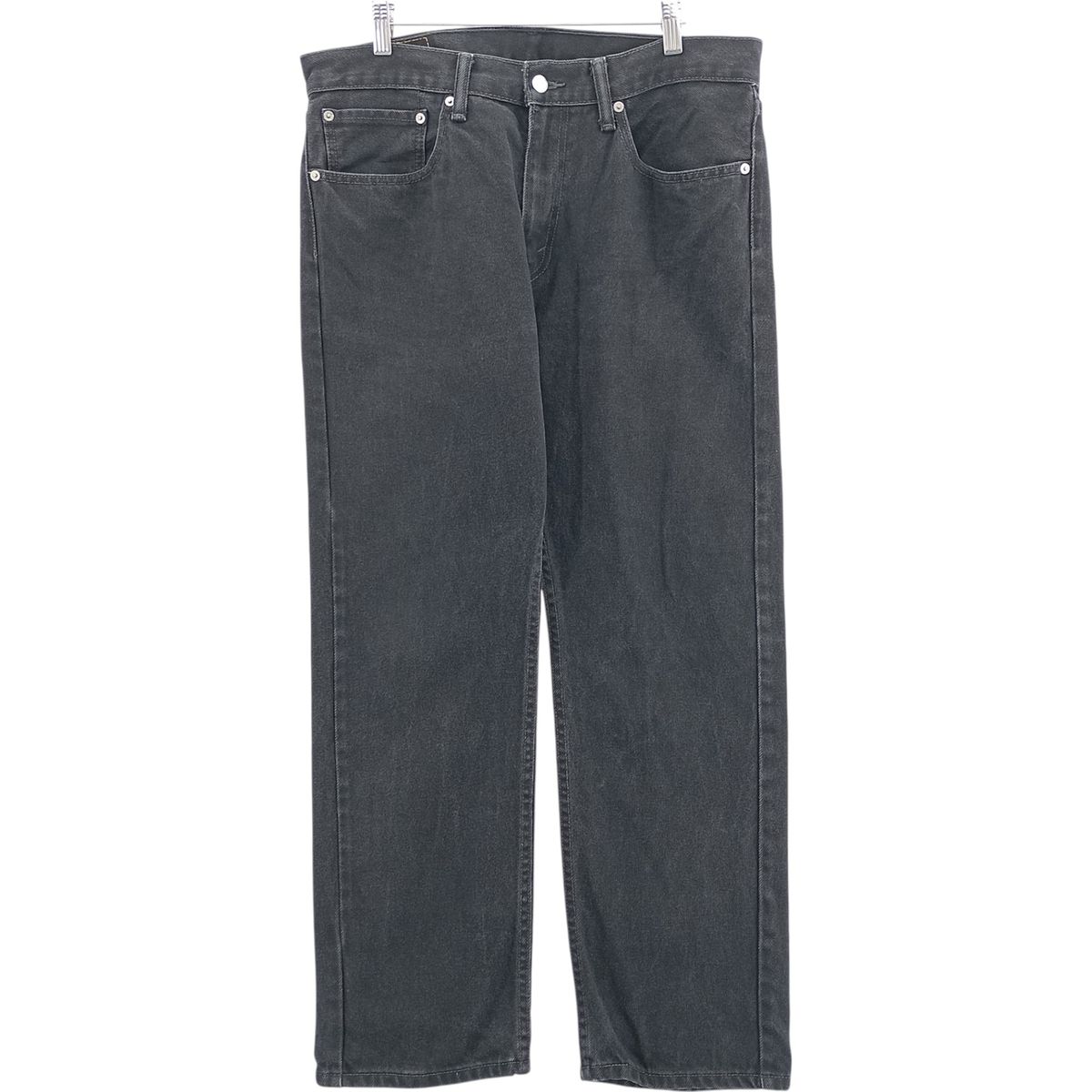 古着 リーバイス Levi s 505 ブラックデニム テーパードデニムパンツ メンズw 35相当|eaa 419945