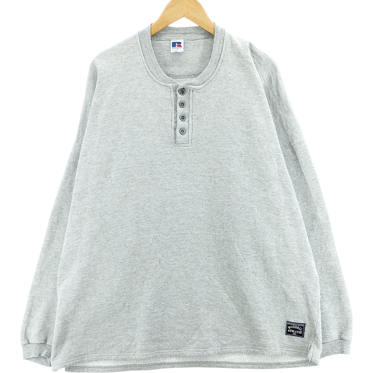 90s USA製 Russell Athletic ブランクスウェット 青 L