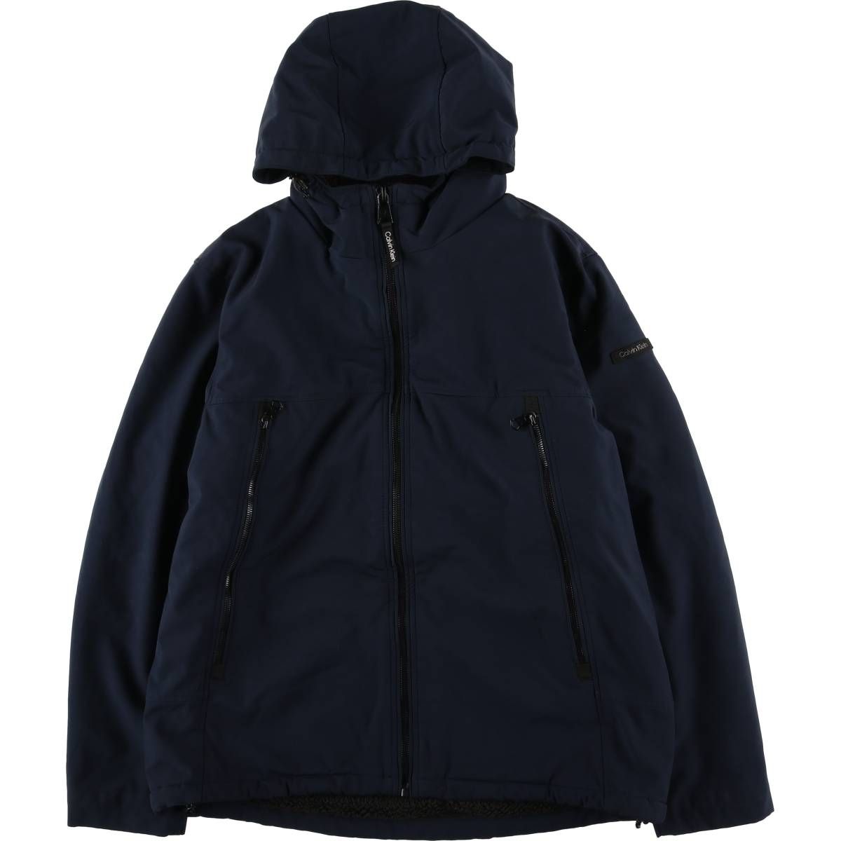 古着 カルバンクライン Calvin klein 中綿パーカー パファージャケット メンズL相当|eaa 599296