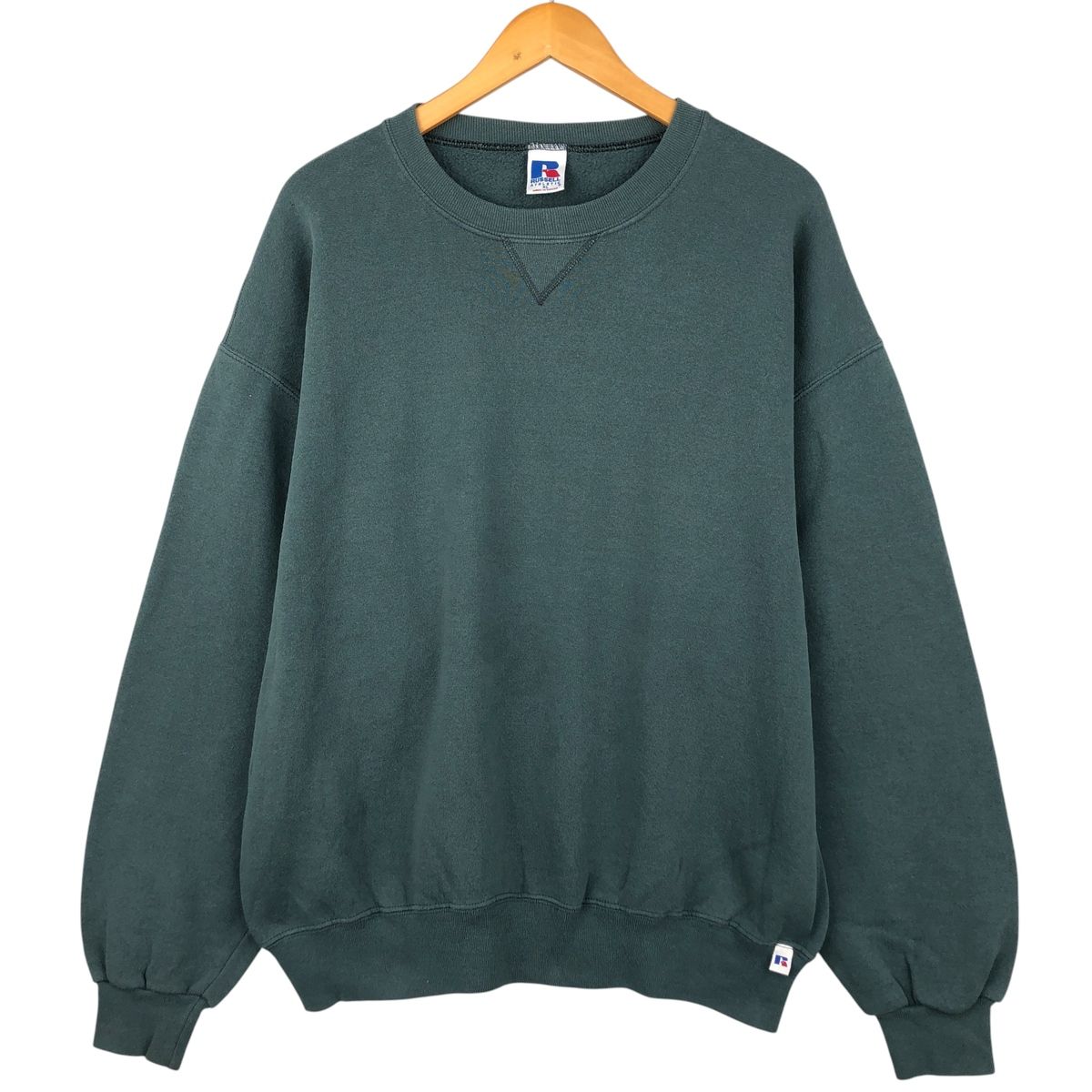 古着 90年代 ラッセル Russell 無地 ブランクスウェットシャツ トレーナー メンズXL相当 ヴィンテージ|eaa 480897