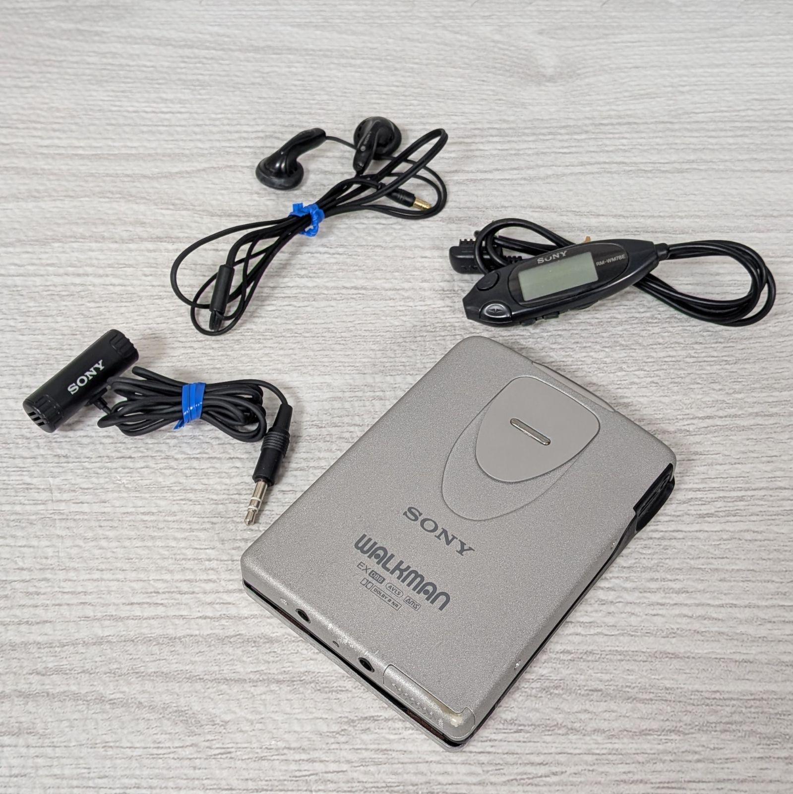 SONY カセットウォークマン WM-EX1 整備品 リモコン付き SONY ソニー カセットウォークマン WM-EX1 イヤホン リモコン