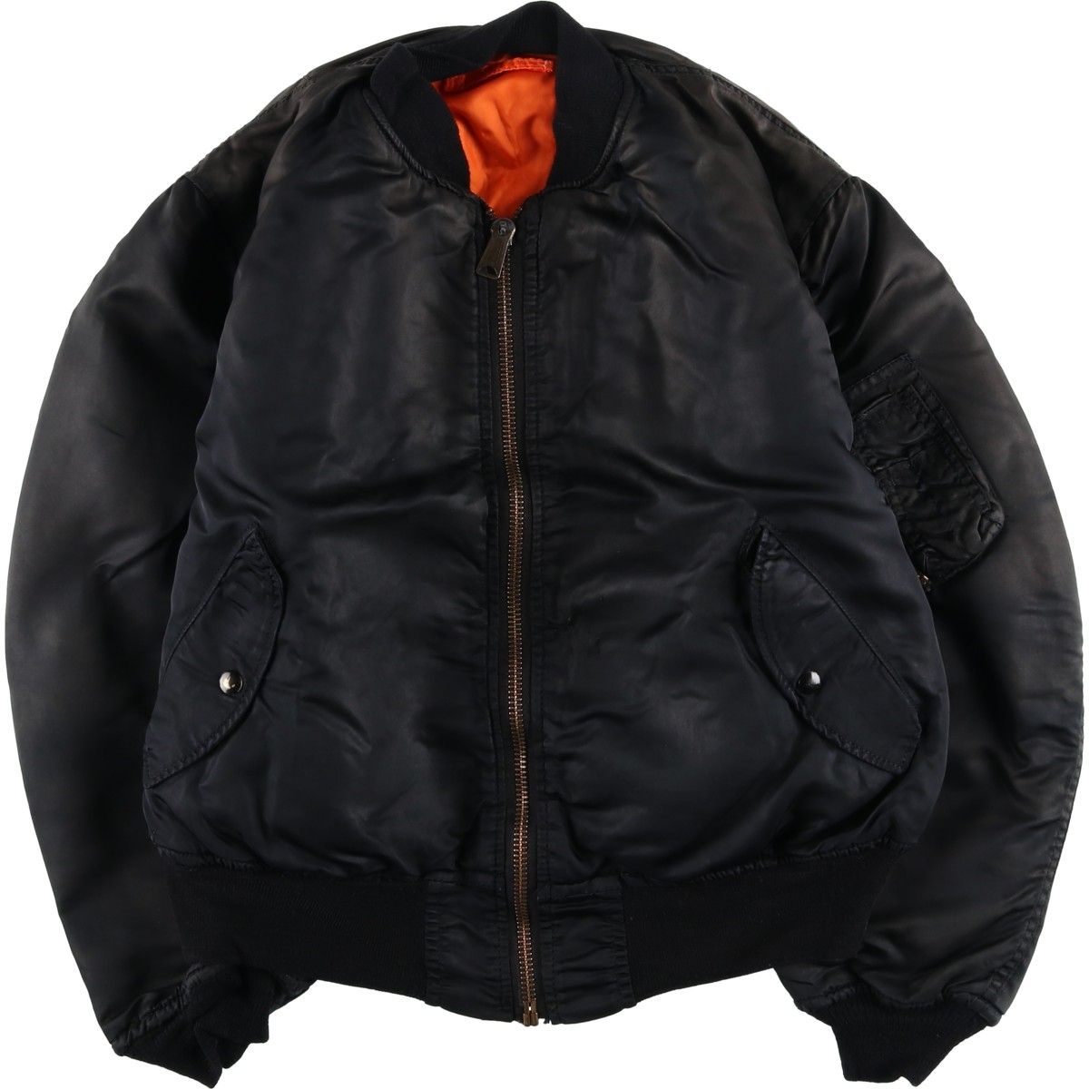 古着 ~90年代 アルファ ALPHA MA-1タイプ 中綿入り ミリタリー フライトジャケット メンズXL相当 ヴィンテージ|eaa 596895