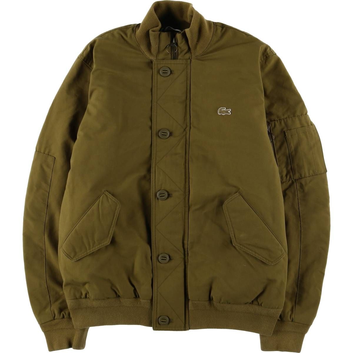 古着 ラコステ LACOSTE 中綿ジャケット パファージャケット メンズS相当|eaa 579181