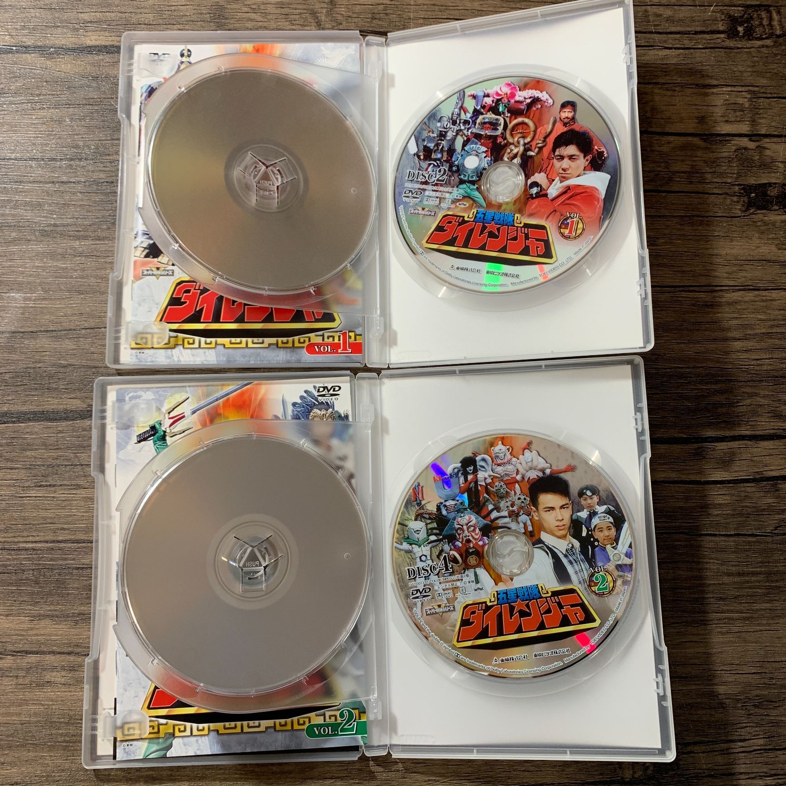 むつ17-1-0111] 五星戦隊 ダイレンジャー DVDセット - メルカリ