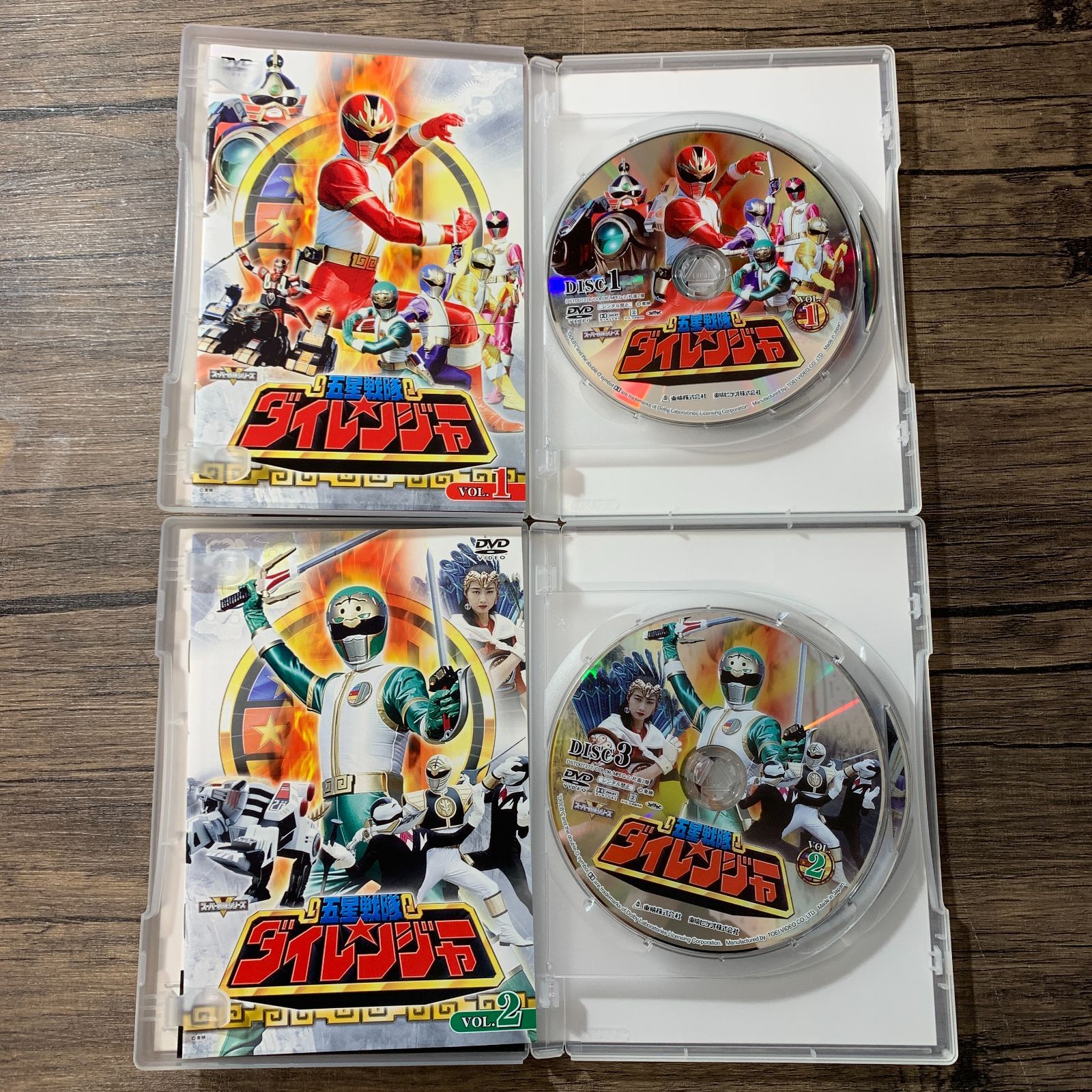 むつ17-1-0111] 五星戦隊 ダイレンジャー DVDセット - メルカリ