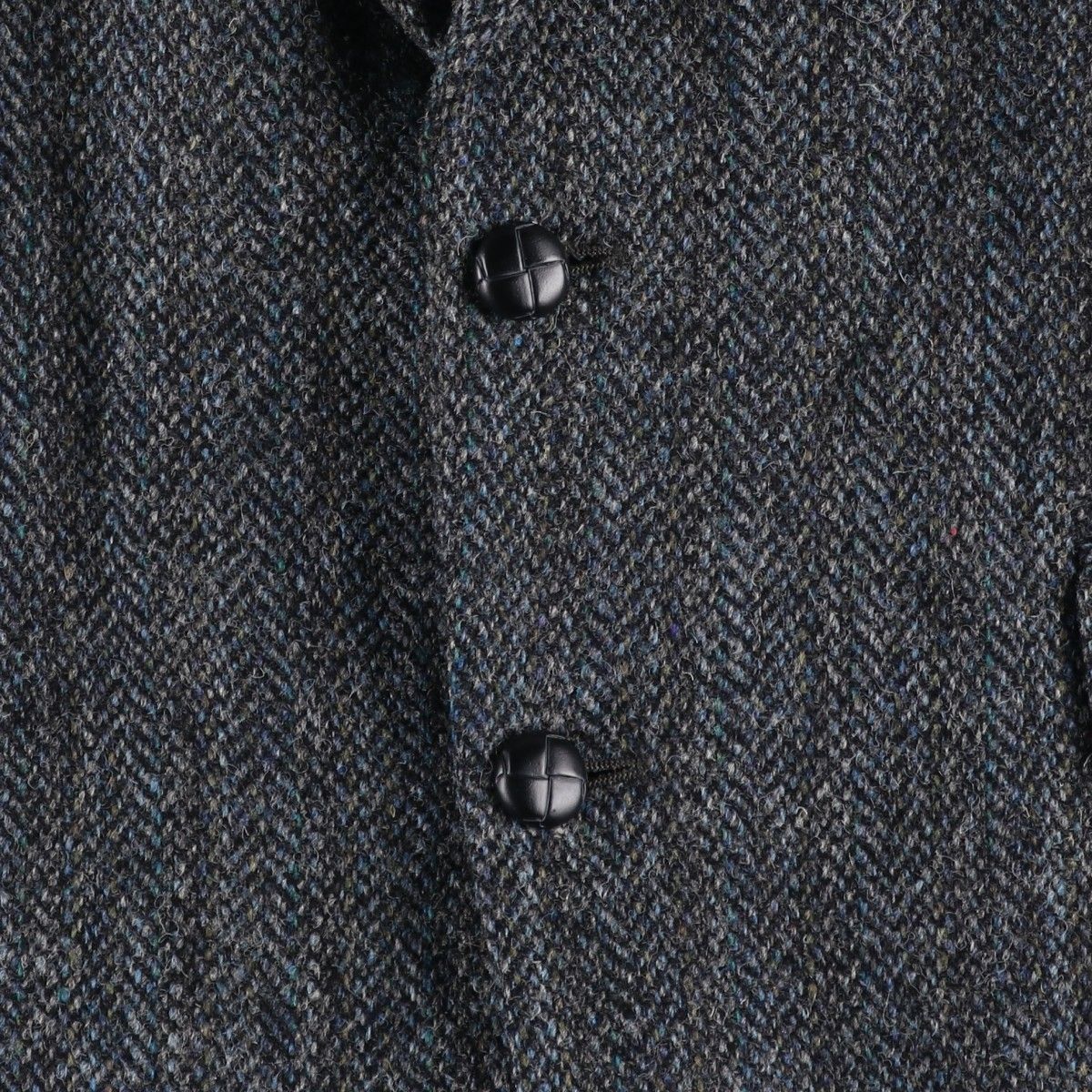 古着 MOORES Harris Tweed ハリスツイード ヘリンボーン ウール