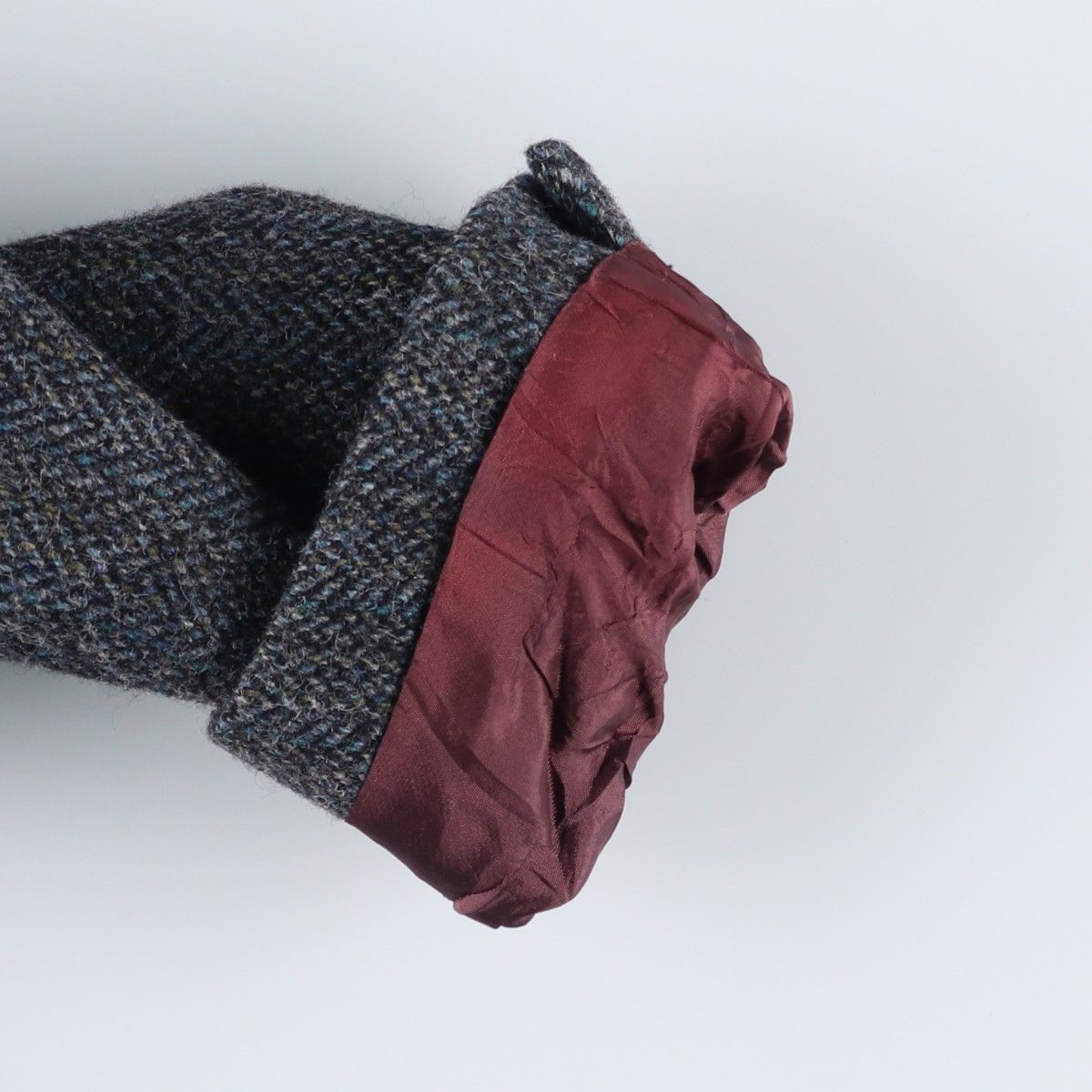 古着 MOORES Harris Tweed ハリスツイード ヘリンボーン ウール