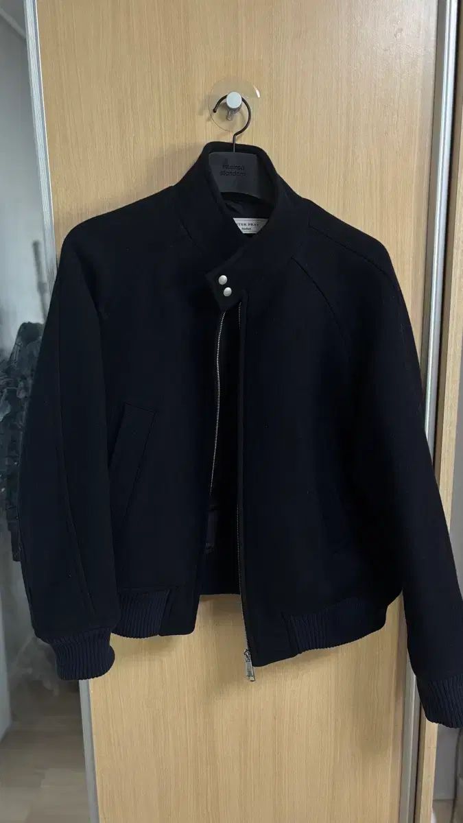 AFTER PRAY アフタープレイ ハリントン ジャケット ネイビー M