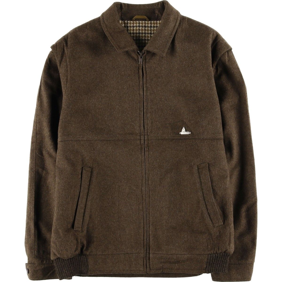 古着 Loden 中綿入り バッジ付き ウールスポーツジャケット メンズXL相当|eaa 603431