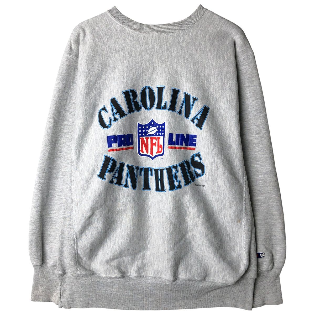 古着 90年代 チャンピオン Champion REVERSE WEAVE リバースウィーブ NFL カロライナパンサーズ|eaa 605265
