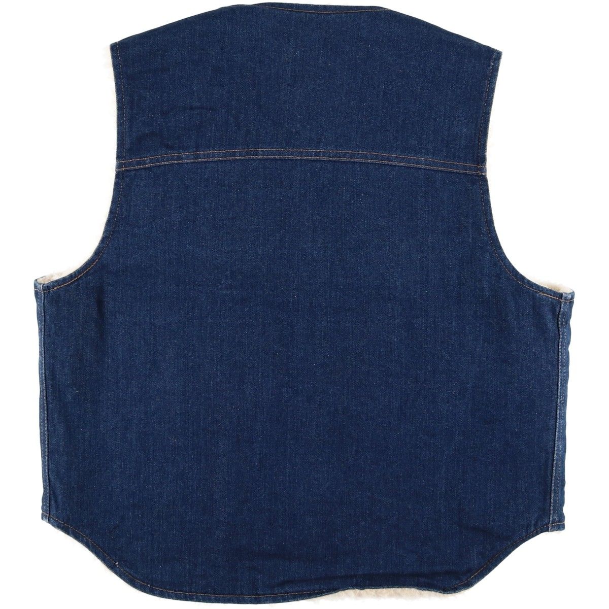 古着 濃紺 80年代 カーハート Carhartt デニムボアベスト USA製 メンズ