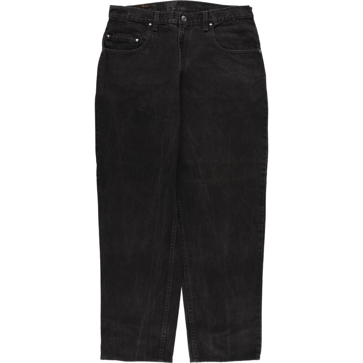 古着 00年代 リーバイス Levi s 545 LOOSE ブラックデニム テーパードデニムパンツ メンズw 34相当|eaa 480155