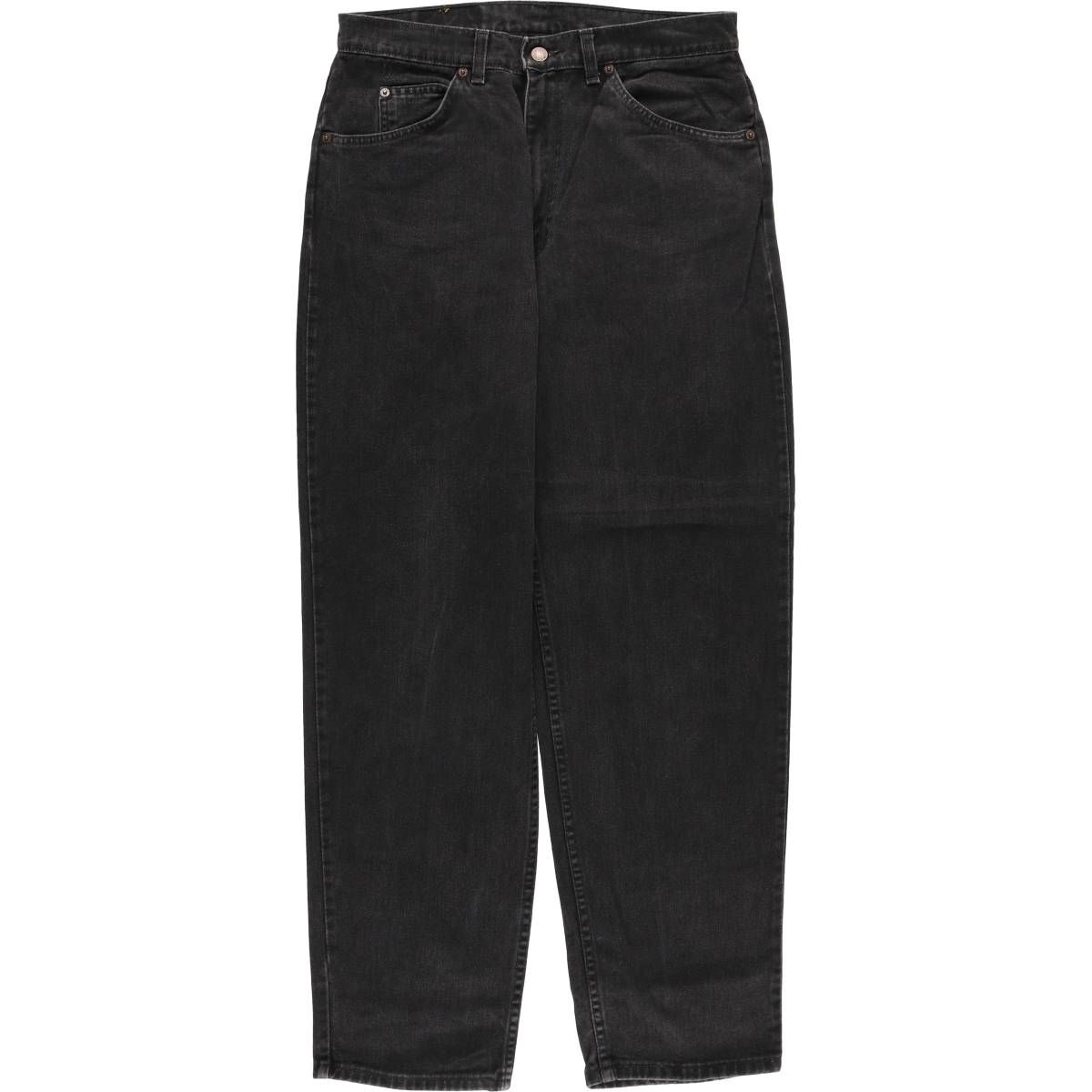 古着 90年代 リーバイス Levi s 50634-0419 オレンジタブ ブラックデニム テーパードデニムパンツ メンズw 33相当 ヴィンテージ|eaa 482999