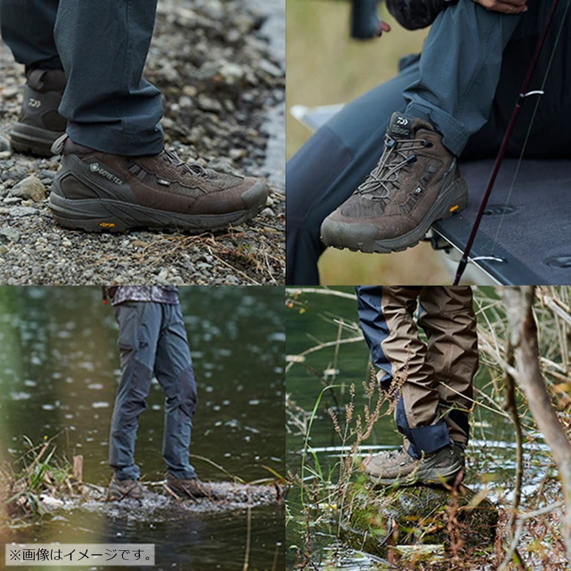 ダイワ DAIWA ゴアテックスフィッシングシューズ ミッドカット DS-2301 G ブラック 24.0~29.0 各種 2025年モデル