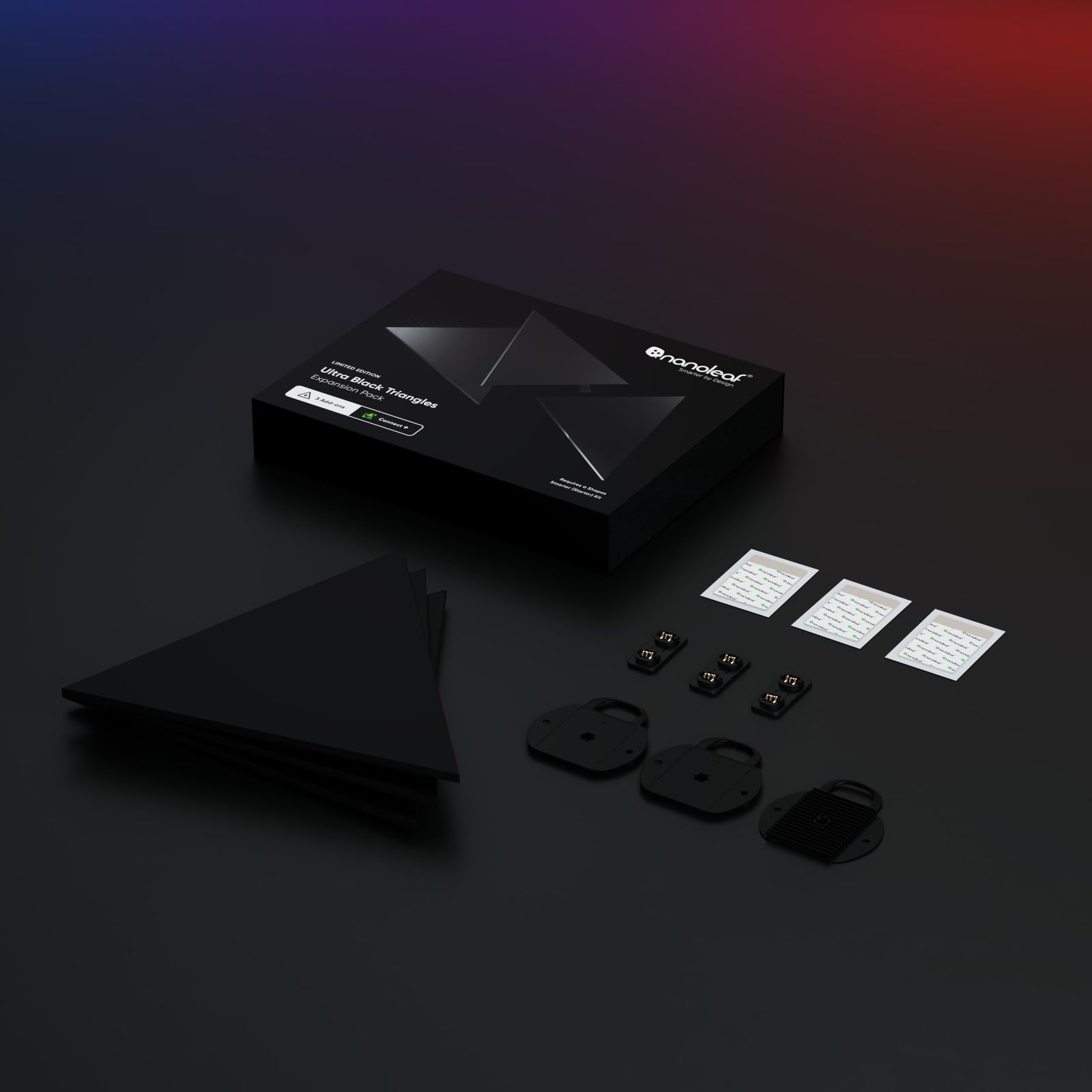 新品 Nanoleaf(ナノリーフ) Shapes Black Triangle (シェイプス
