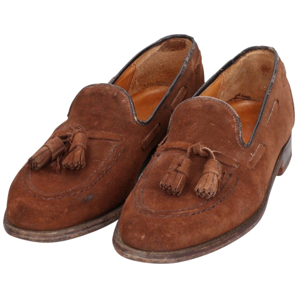 古着 ROYAL TWEED PREMIUM GRADE タッセルローファー 英国製 8 メンズ26.5 cm相当|saa 014628